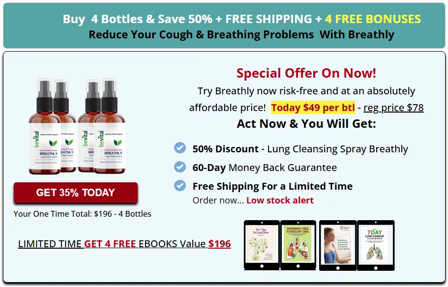 Breathly Buy 4 Bottles